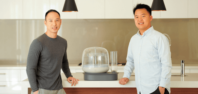 Perth dads’ crowdfunding success for new baby bottle business