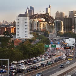 traffic jam, Sydney city