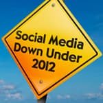 Social media down under sign