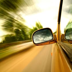 Side mirror of a car