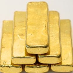 Stack of gold bars