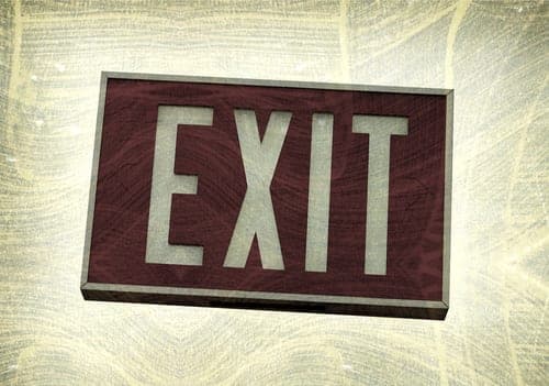 exit sign