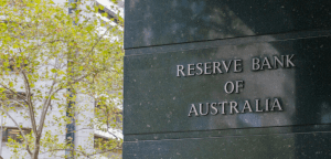 Reserve bank of Australia (RBA) building in Melbourne CBD, Australia