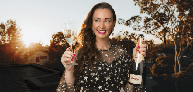 Kyla Kirkpatrick, CEO and founder of The Champagne Dame and Emperor Champagne.