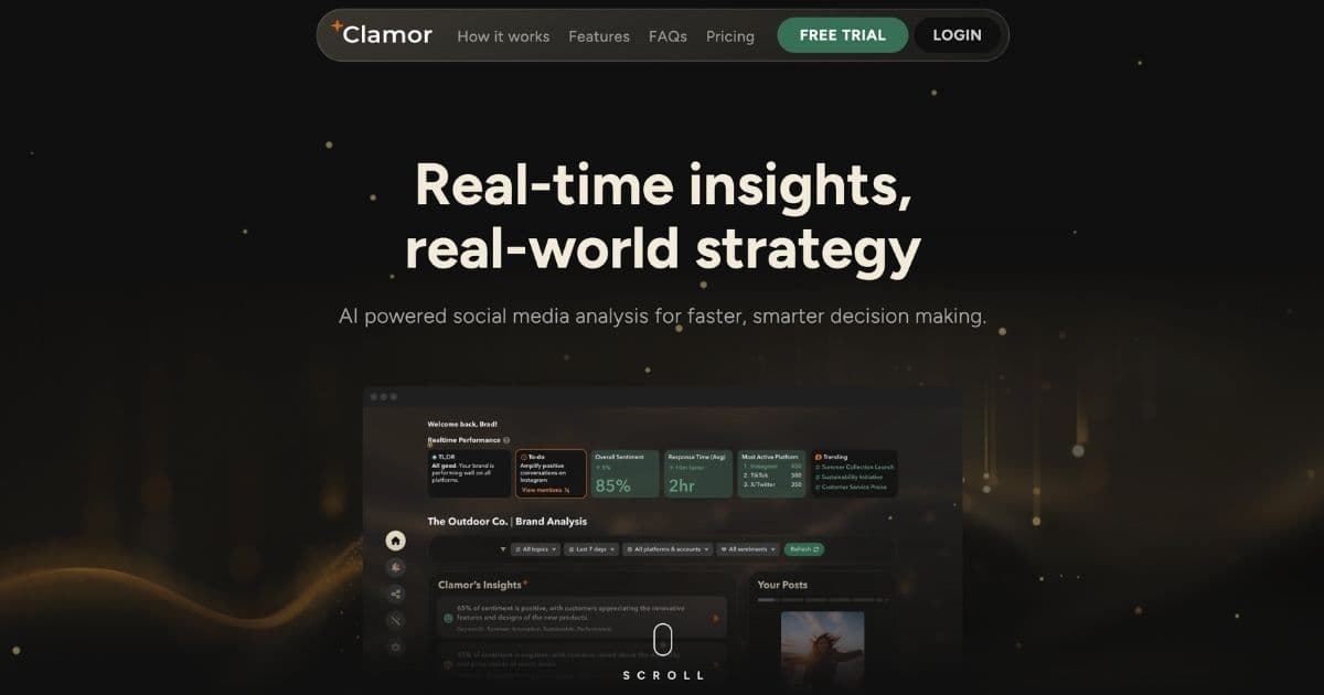 Clamor: AI-Powered Social Media Analysis - Dynamic Business