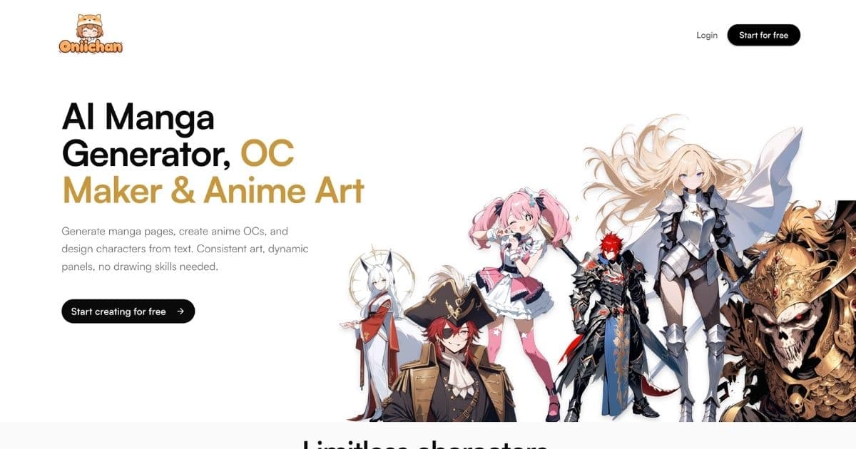 Oniichan: AI-Powered Manga & Anime Tool - Dynamic Business