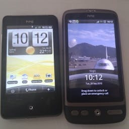 HTC Aria vs HTC Desire