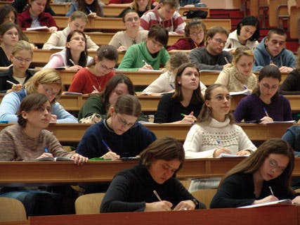 Students in a class