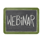 Webinar written on Chalkboard