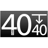 Top40under40 logo