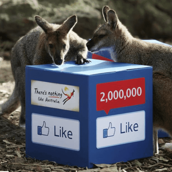 Tourism Australia Facebook campaign