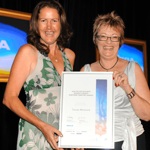 Louise McCormick, Telstra Business Women's Award winner 2012