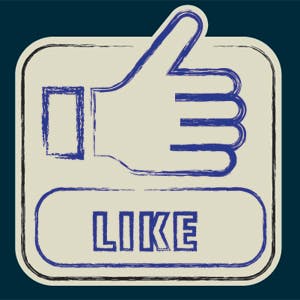 Facebook Like sign