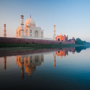 Taj Mahal, at sunrise