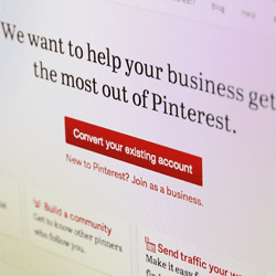 Pinterest business pages announced on Pinterest blog