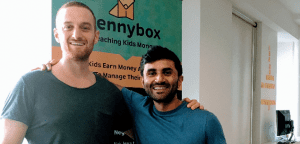 Pennybox founders Adam Naor and Reji Eapen