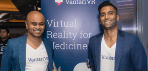 Co-CEOs of Vantari VR - Dr Nishanth Krishnananthan (right) and Dr Vijay Paul (left) - on raising capital