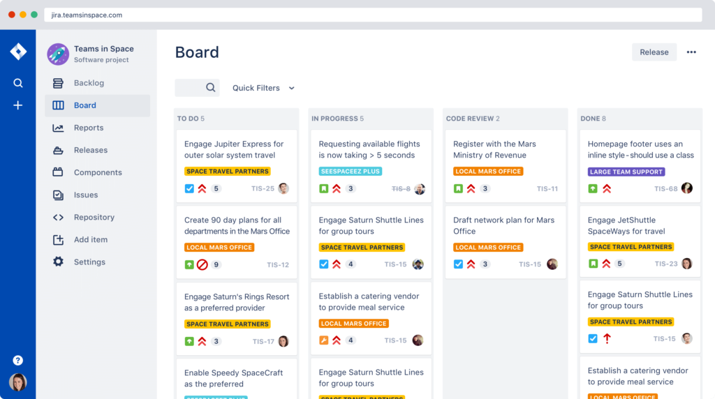 Project and issue tracking - Jira