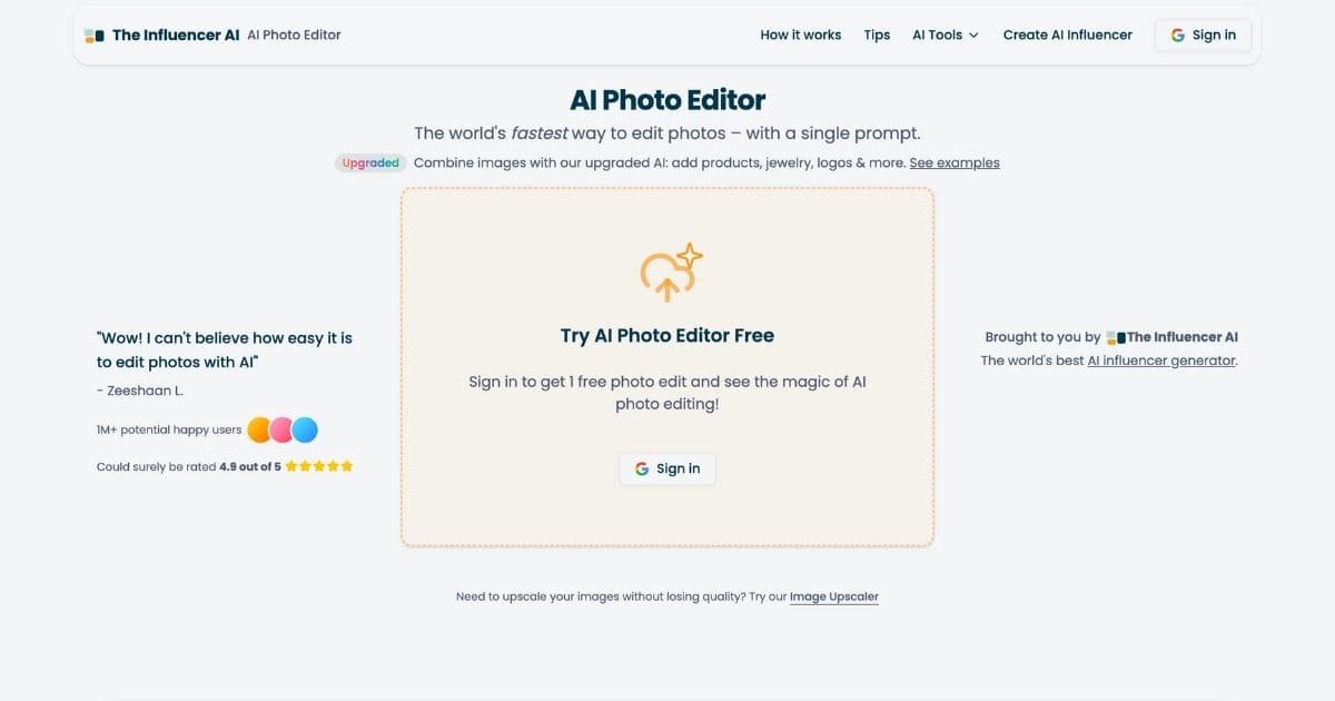 theinfluencer.ai_ai-photo-editor