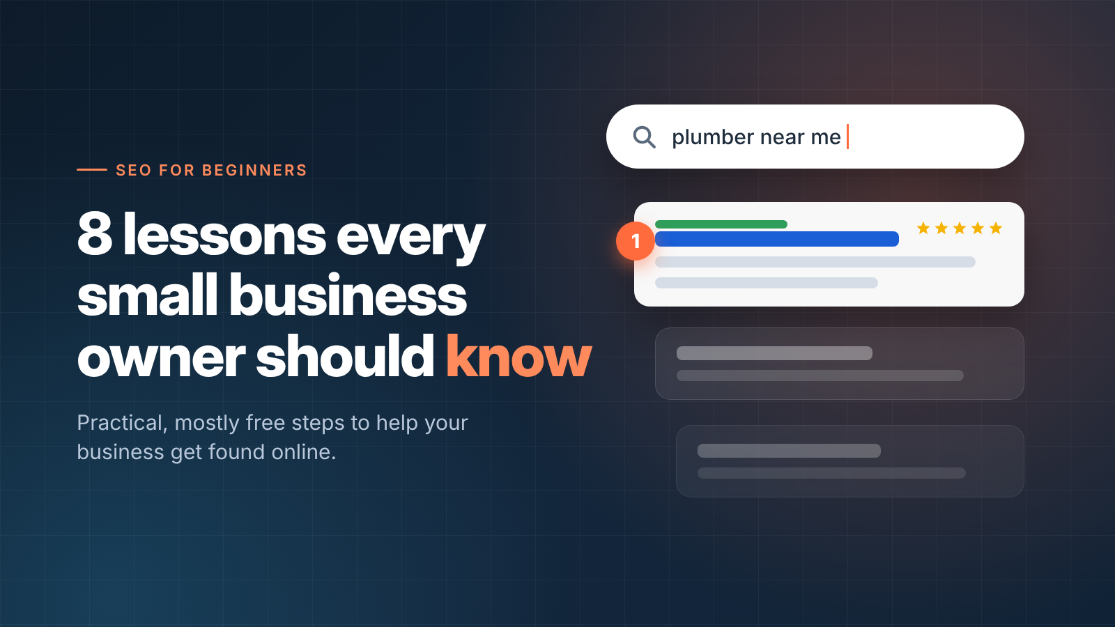 SEO for beginners: 8 lessons I wish every small business owner knew