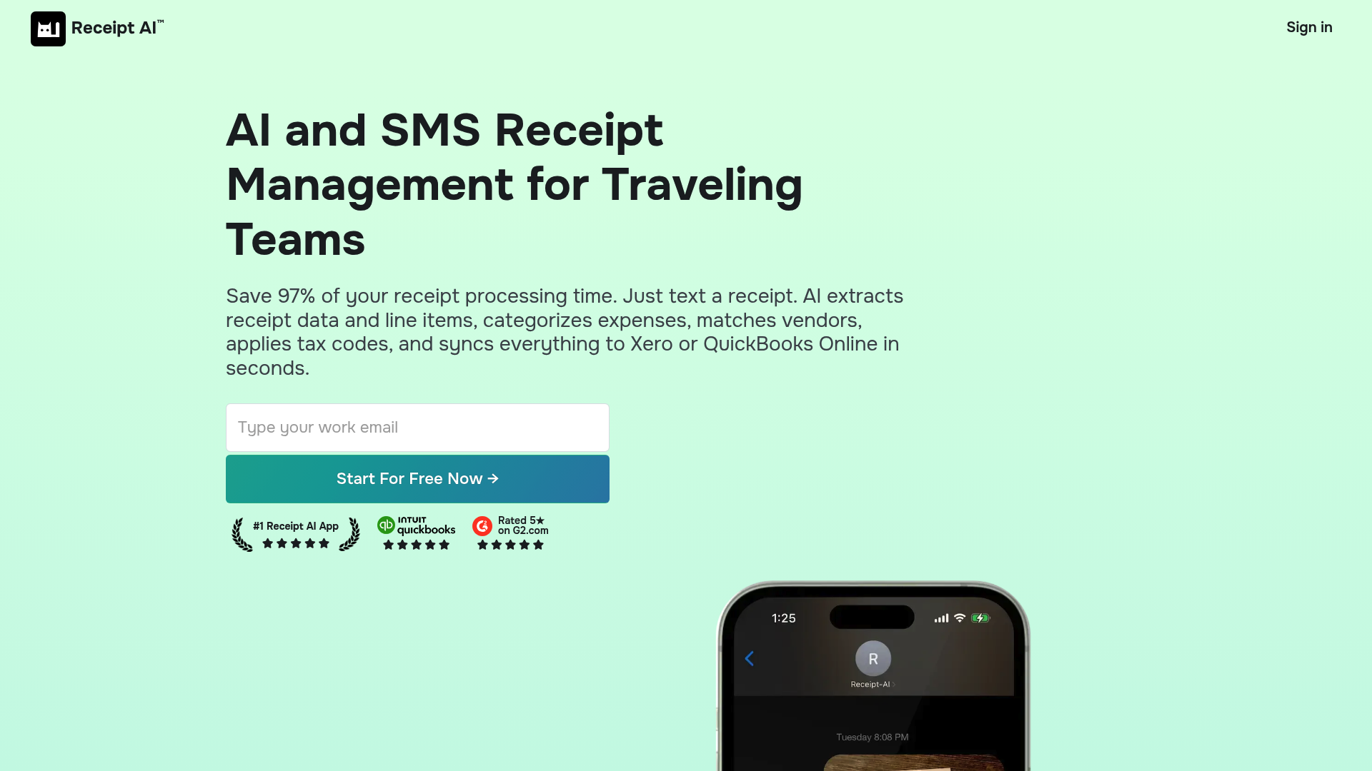 Receipt-AI Automates Expense Tracking & Syncs with QuickBooks
