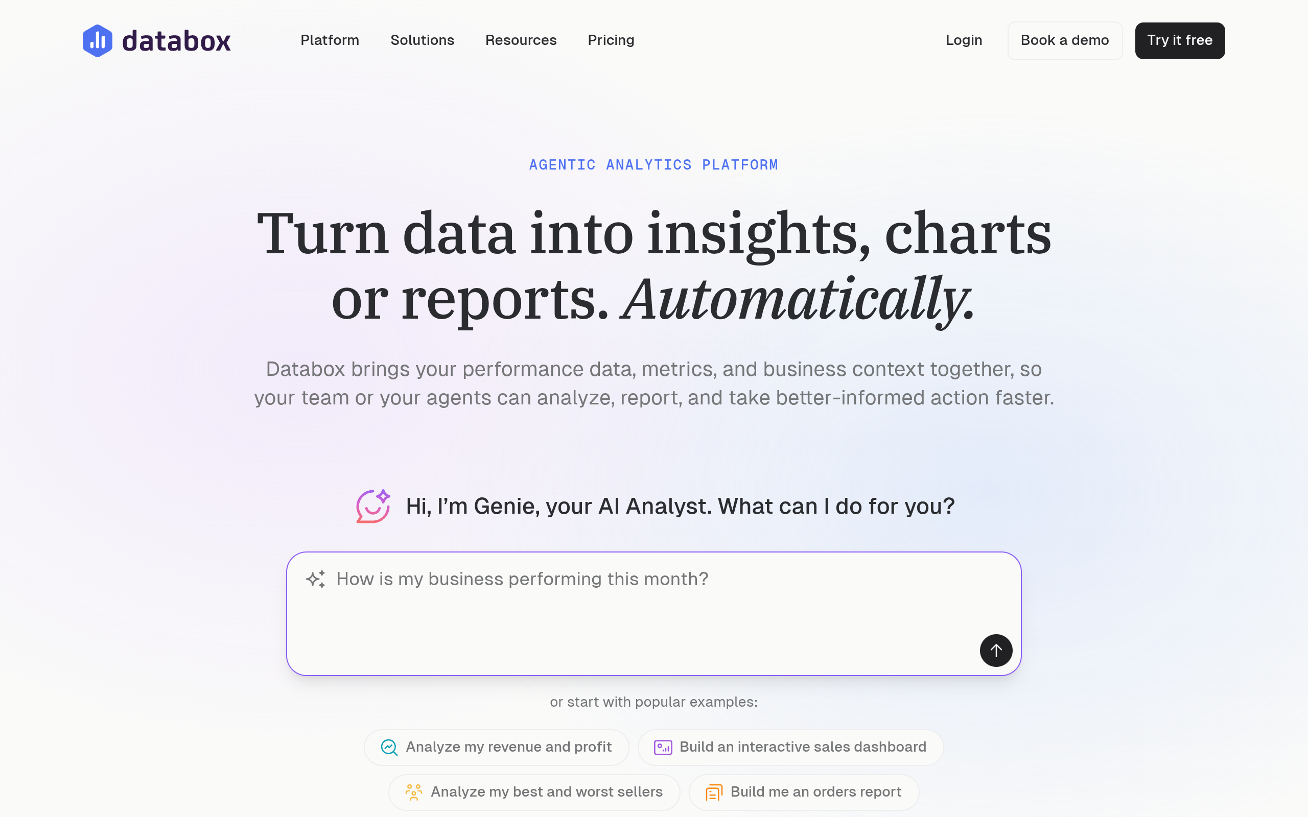 Databox MCP Connectors: AI-Natural Querying