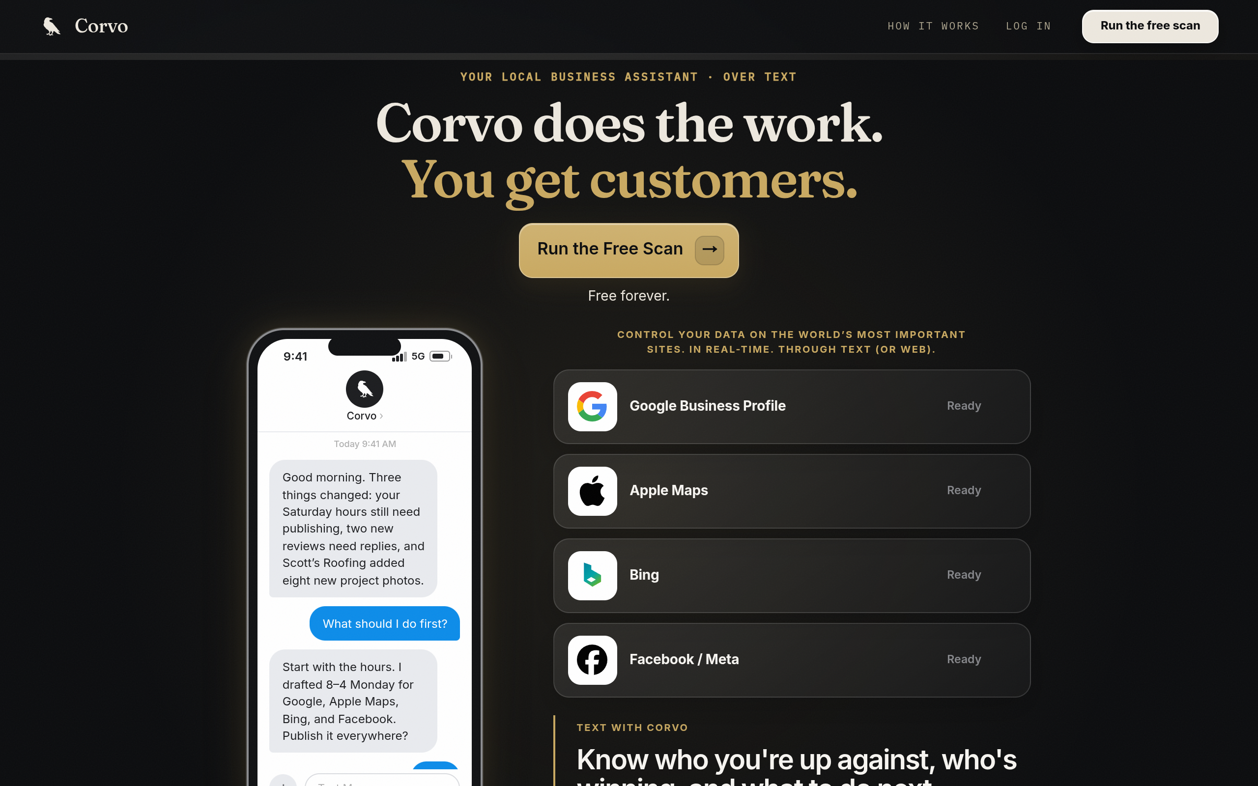 Corvo AI: Real-time Local Visibility Management