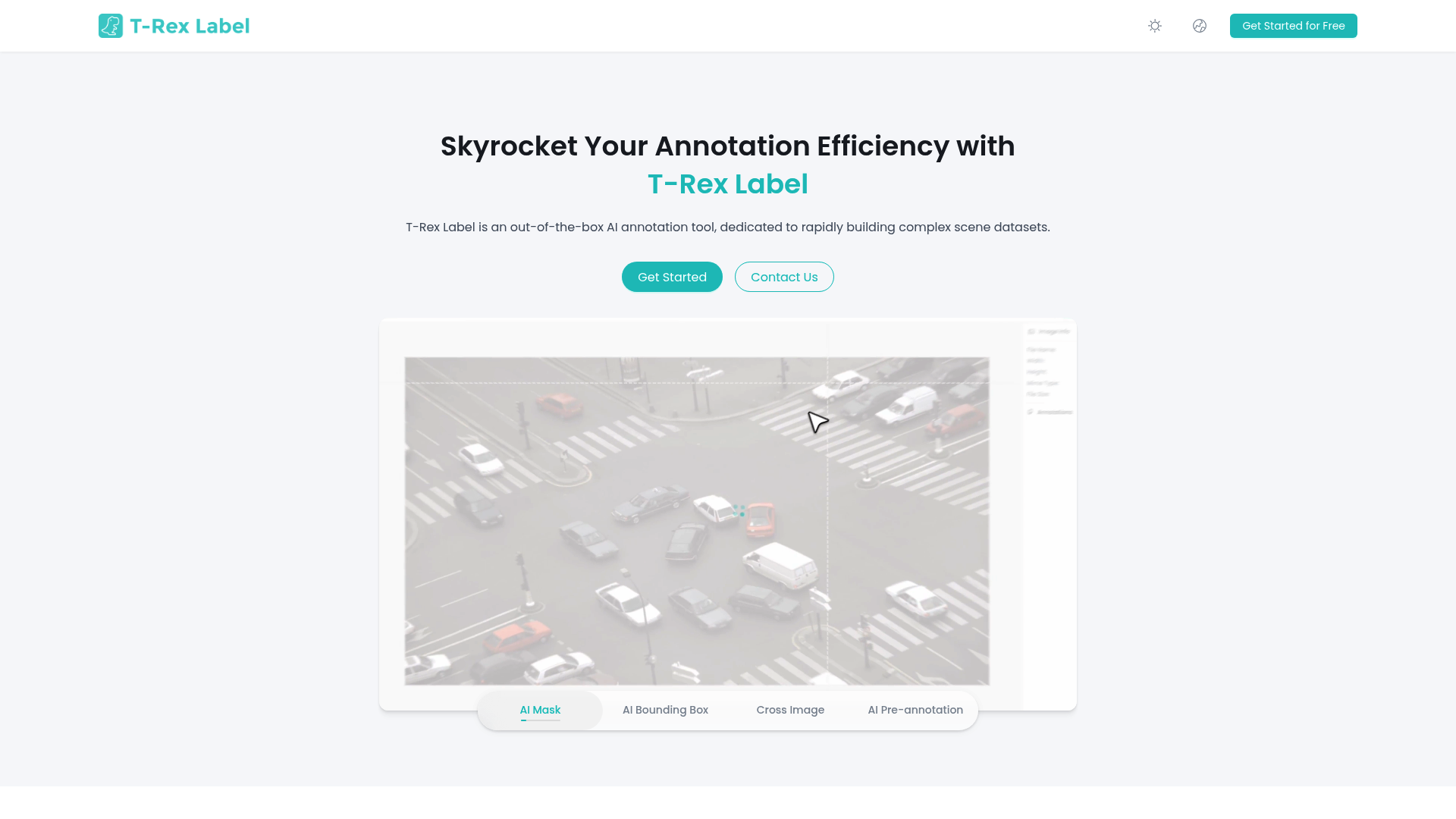 T-Rex Label: Browser-Based AI Annotation for Accelerated Dataset Creation