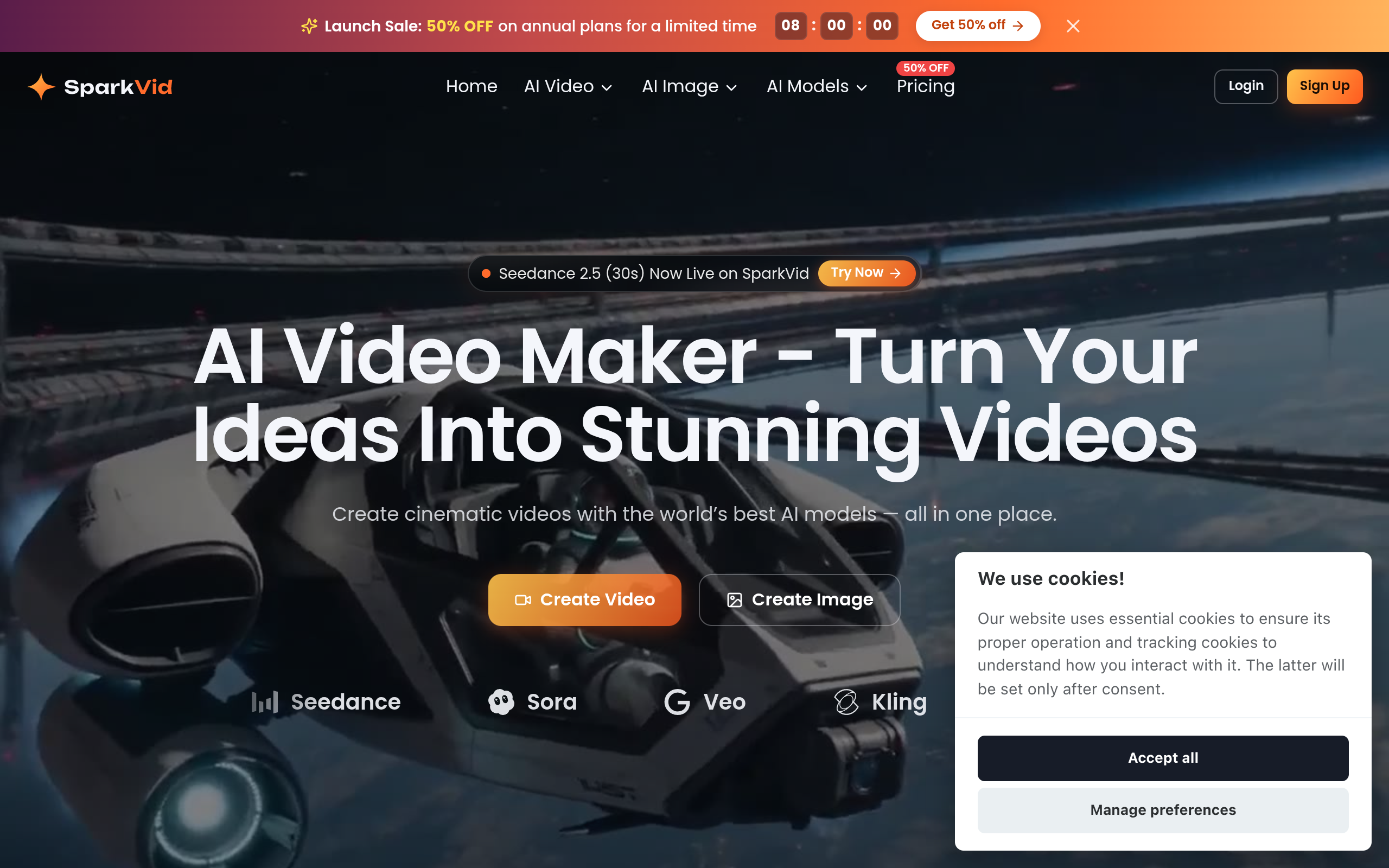 SparkVid AI: Text-to-Video Generation Platform