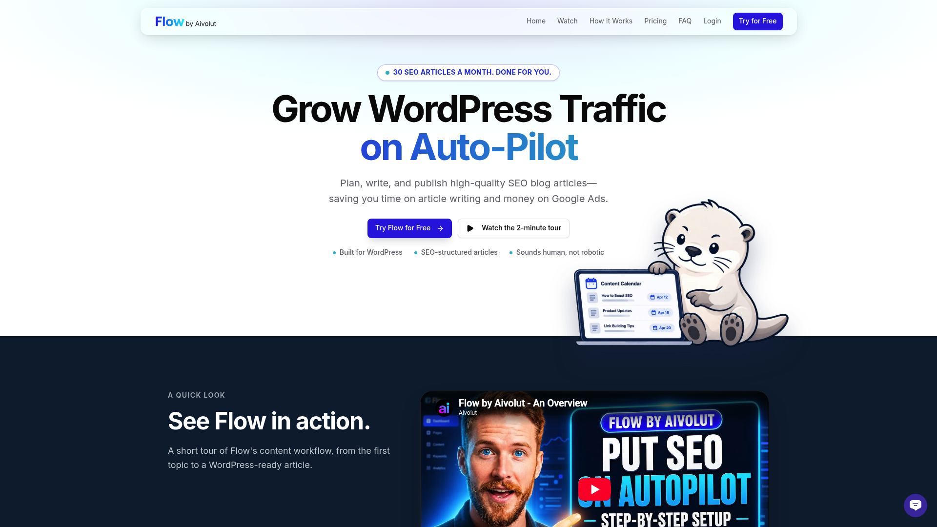 Flow: AI-Powered Content Platform for WordPress