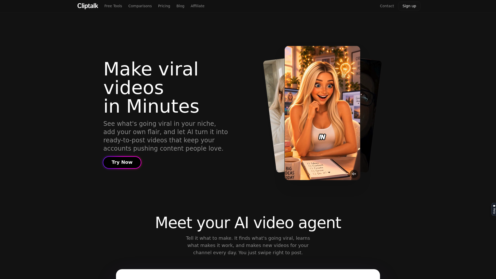 ClipTalk: AI-Powered Social Media Video Creator