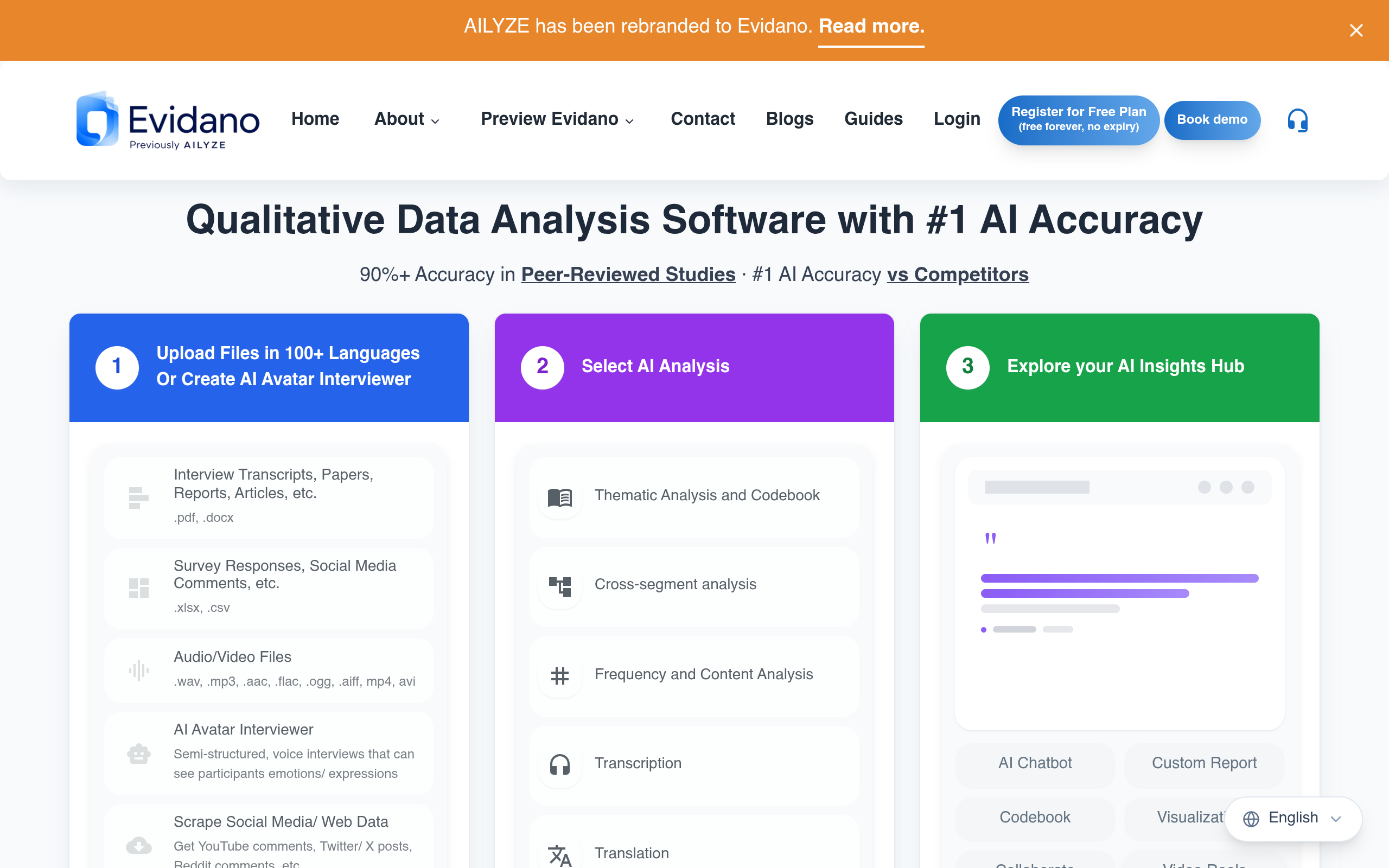 Evidano: AI-Native Qualitative Research Platform