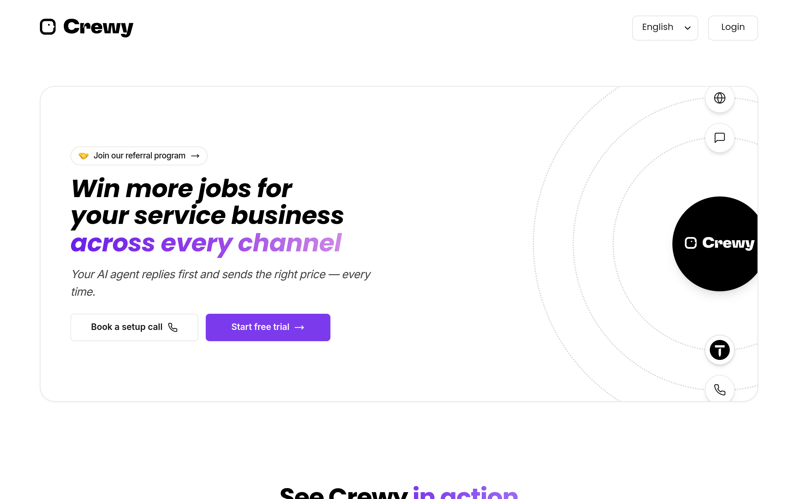 Crewy: AI Lead Automation for Home-Services