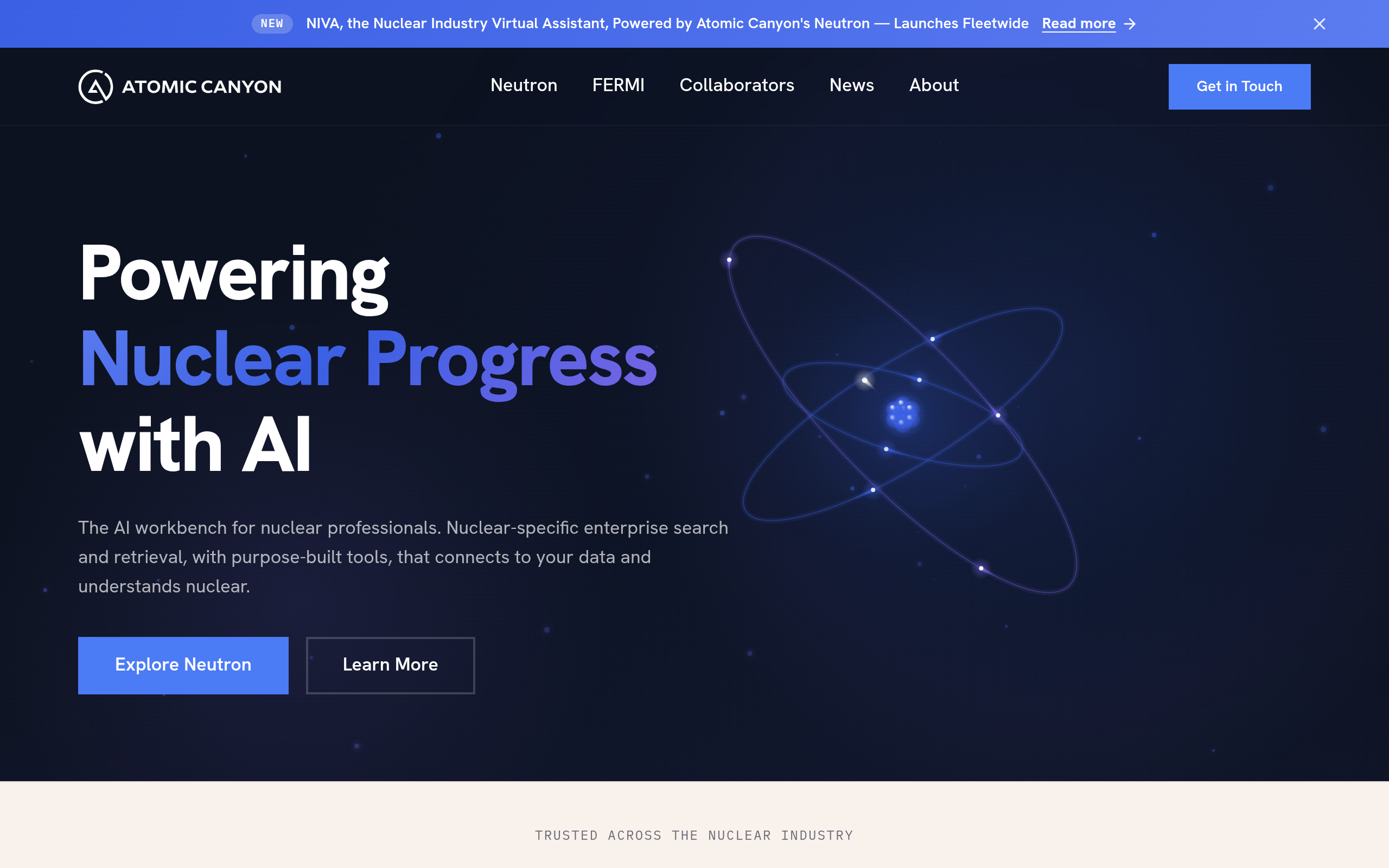 Neutron: AI Platform for Nuclear Industry