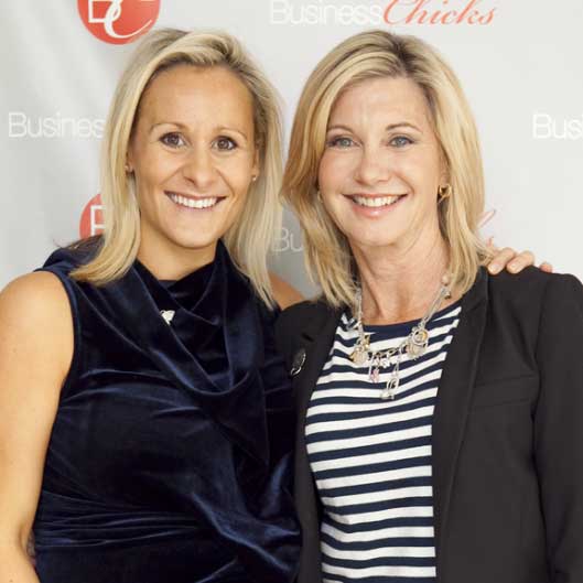 Olivia Newton-John wows 1,600 Business Chicks