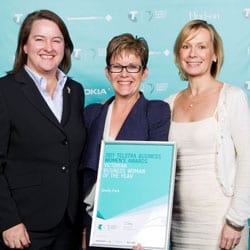 Health worker takes home Telstra Victorian Business Woman award