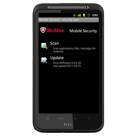 Android security holes plugged by new McAfee app