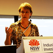 Editor Jen Bishop meets with NSW Small Business Minister about axing of events