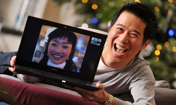 Work from home with Skype