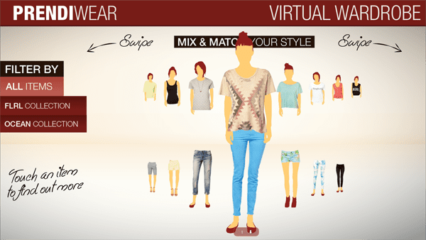 Virtual Wardrobe brings the digital experience to stores
