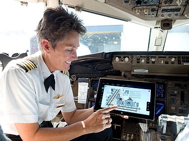 Airline flying into the cloud