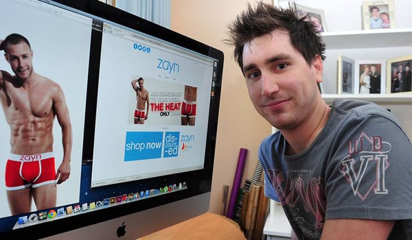 Young entrepreneur giving back with underwear