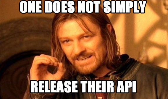 Align your ducks before releasing your API