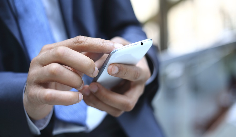 Business use on mobile phones declining