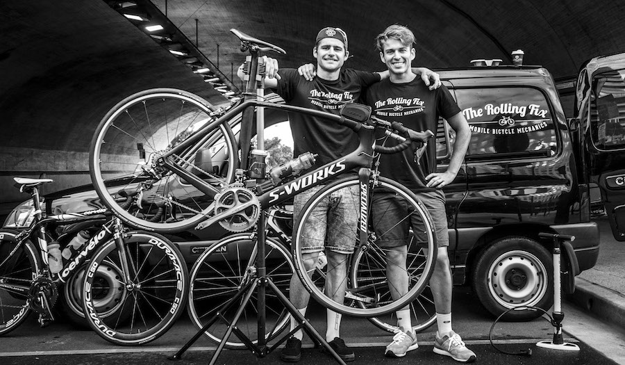 Get on yer bike say entrepreneur duo