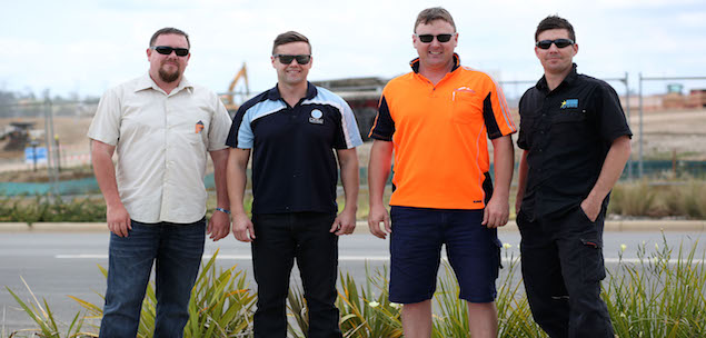 The tradies on a mission to combat the trade hole