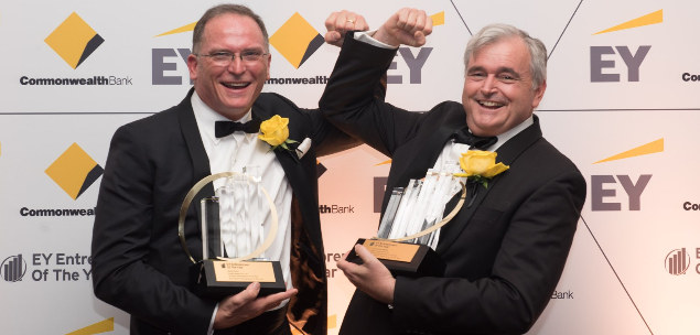 Healthcare duo named EY Entrepreneurs of the Year ‘moving the world forward’, says judge