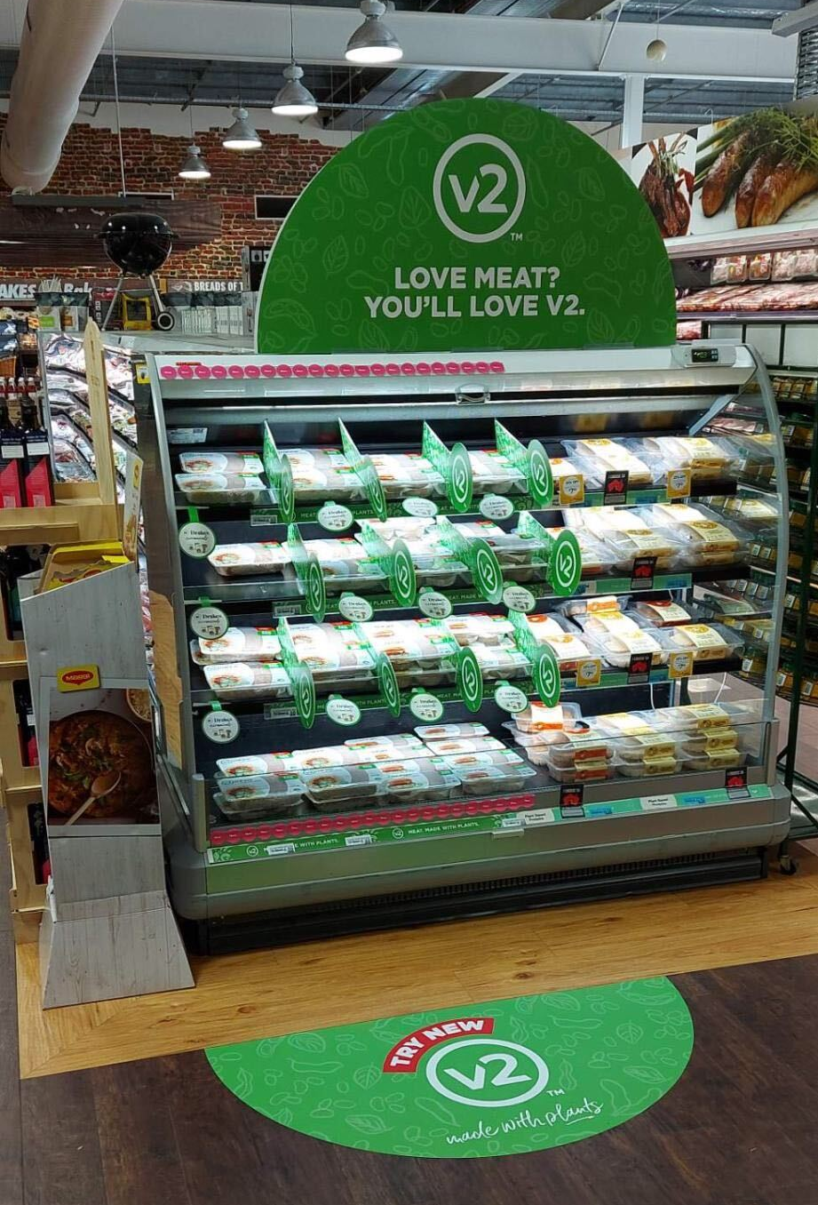 v2food makes supermarket debut in Drakes
