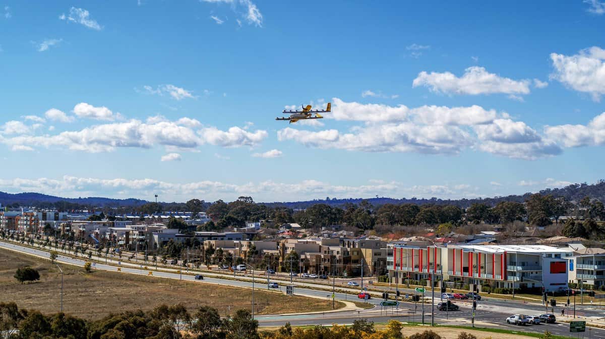Google’s drone startup Wing launches world first shopping centre drone delivery service in Queensland