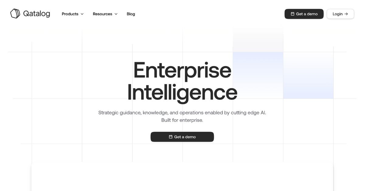 Qatalog: Empower your enterprise with AI-driven strategic guidance